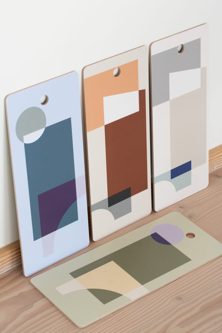 A tribute to colour 도마, Bio - 40x17 cm Applicata | 어플리카타