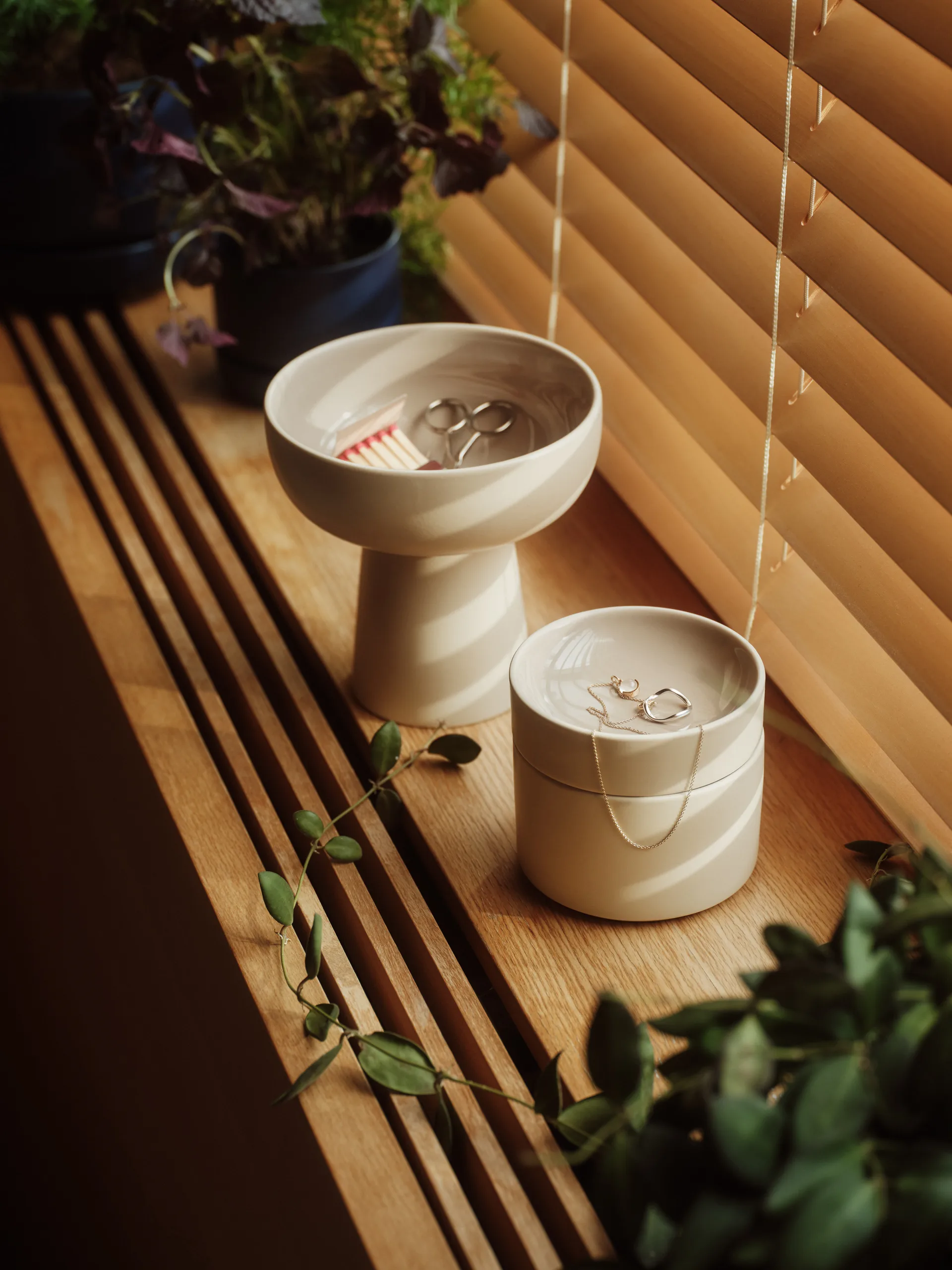 키르누 장식 병 Ø11x10 cm, Beige Arabia | 아라비아핀란드