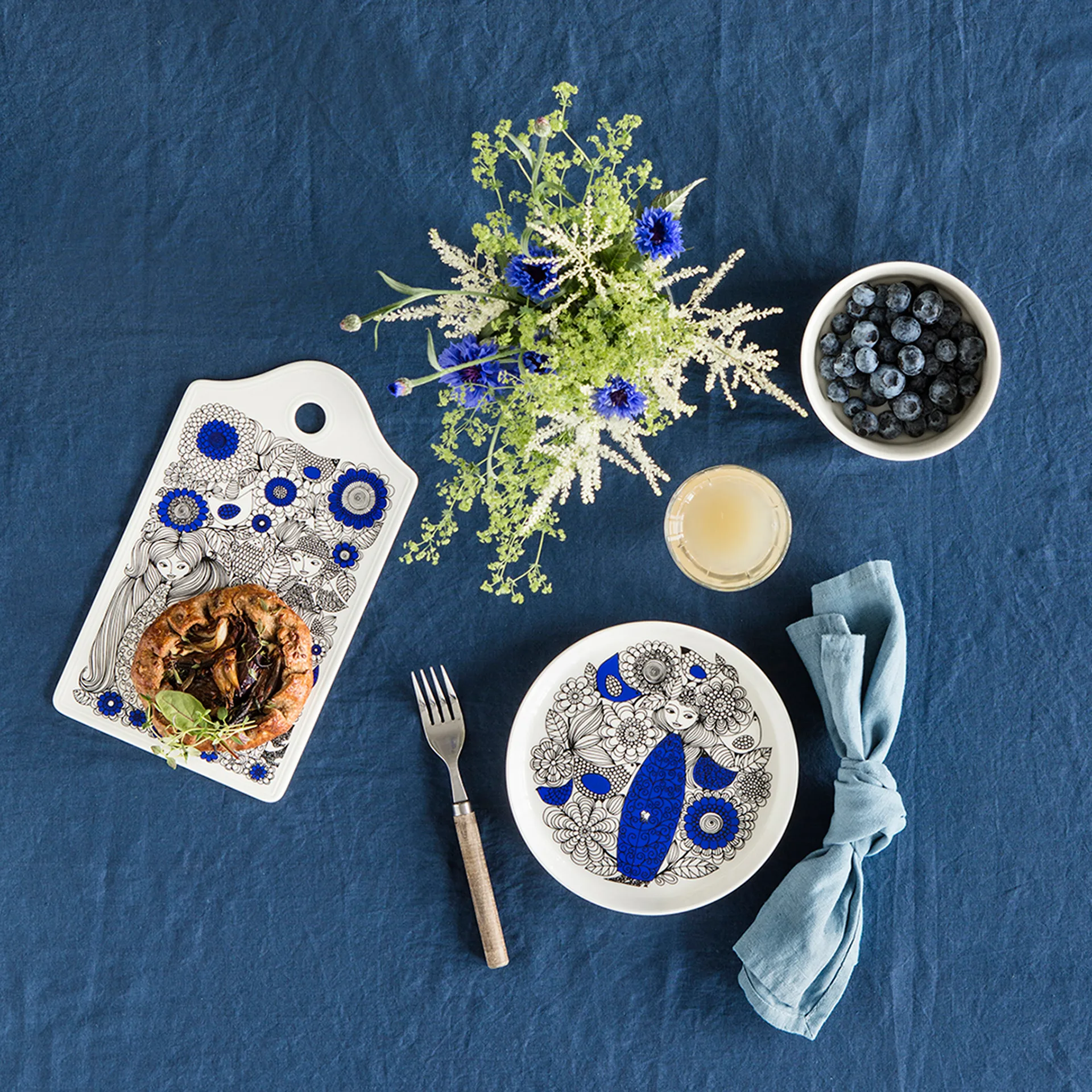 파스토랄리 플레이트 Ø19 cm, Blue Arabia | 아라비아핀란드