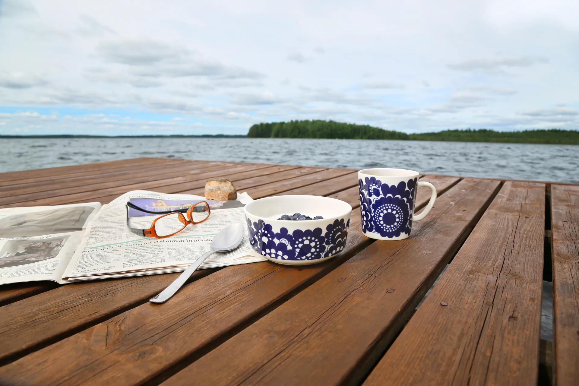 파스토랄리 & 에스테리 아라비아 믹스 머그 2개 세트, Blue Arabia | 아라비아핀란드