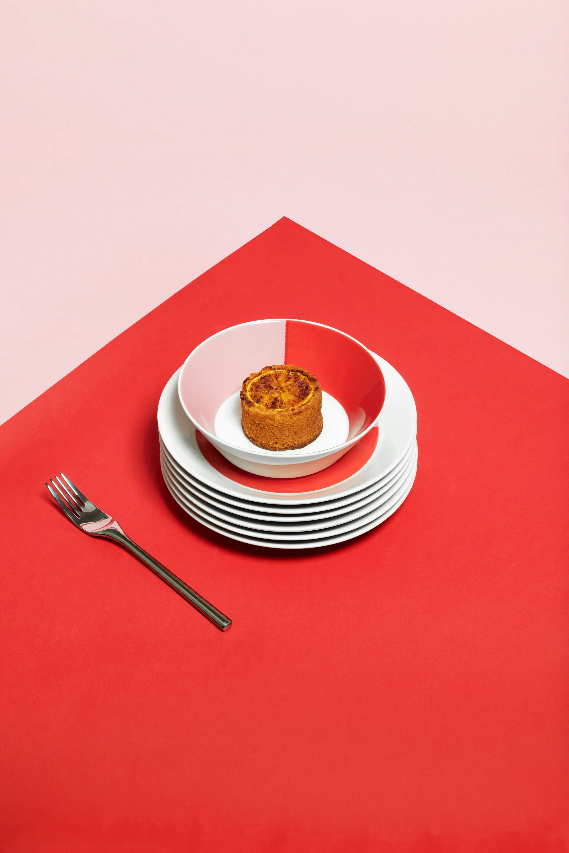 부오코 플레이트 Ø22 cm, 2-color pink-red Arabia | 아라비아핀란드