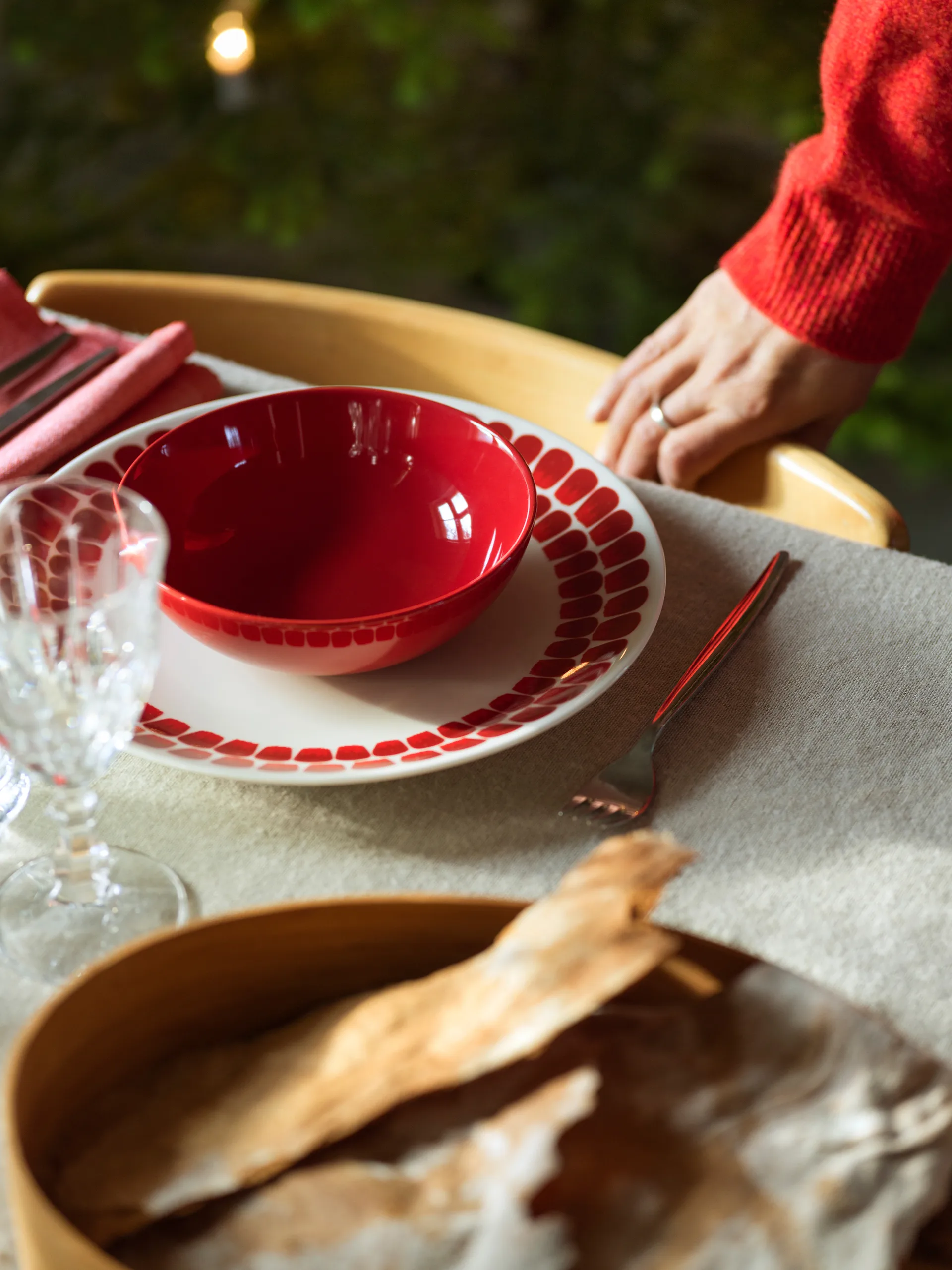 24h 뚜오끼오 플레이트 라지 Ø26 cm, Red Arabia | 아라비아핀란드