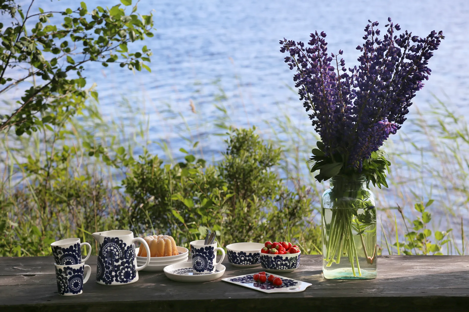 에스테리 머그 30 cl and 보울 Ø13 cm, Blue Arabia | 아라비아핀란드