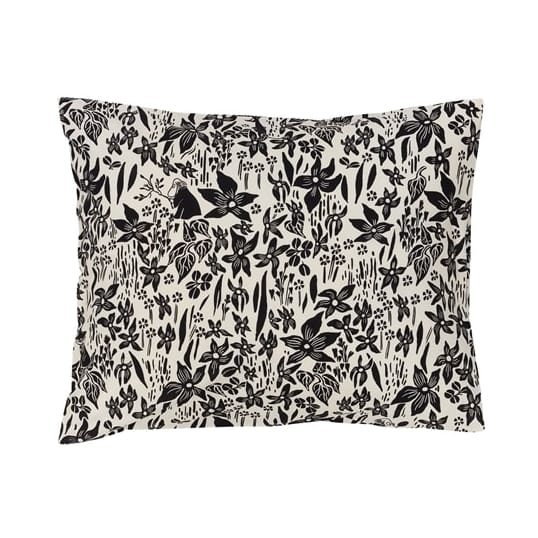 무민 베개커버 50x60 cm - Lily - black and white - Arabia | 아라비아핀란드
