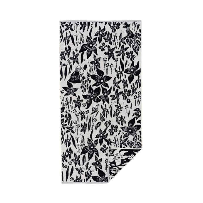 무민 바스 타올 70x140 cm - Lily - black and white - Arabia | 아라비아핀란드