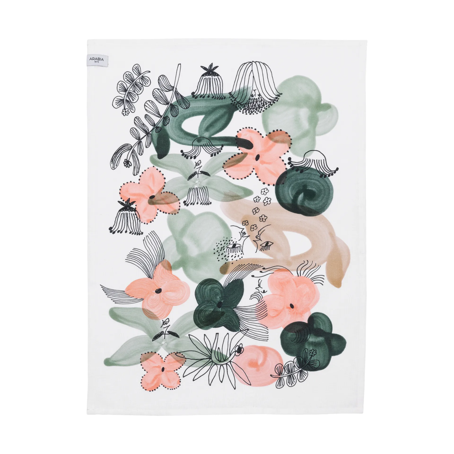 Kukkamaa 주방 타월 50x70 cm, Green Arabia | 아라비아핀란드