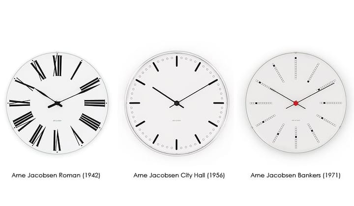 AJ 뱅커스 아르네야콥센 시계 - 480 mm - Arne Jacobsen | 아르네야콥센 시계