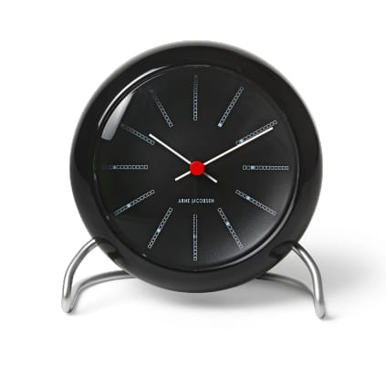 AJ 뱅커스 아르네야콥센 탁상 시계 - Black - Arne Jacobsen | 아르네야콥센 시계