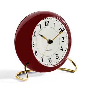 AJ 스테이션 아르네야콥센 탁상 시계 버건디 - burgundy - Arne Jacobsen | 아르네야콥센 시계