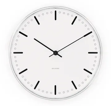 아르네야콥센 시티홀 벽시계 - White, Ø29 cm - Arne Jacobsen | 아르네야콥센 시계