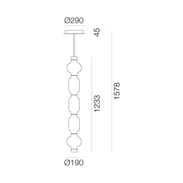 Alambicco vertikal pendel, appstyrd - Artemide | 아르떼미데
