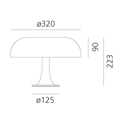 네시노 테이블 조명, Ruby red Artemide | 아르떼미데