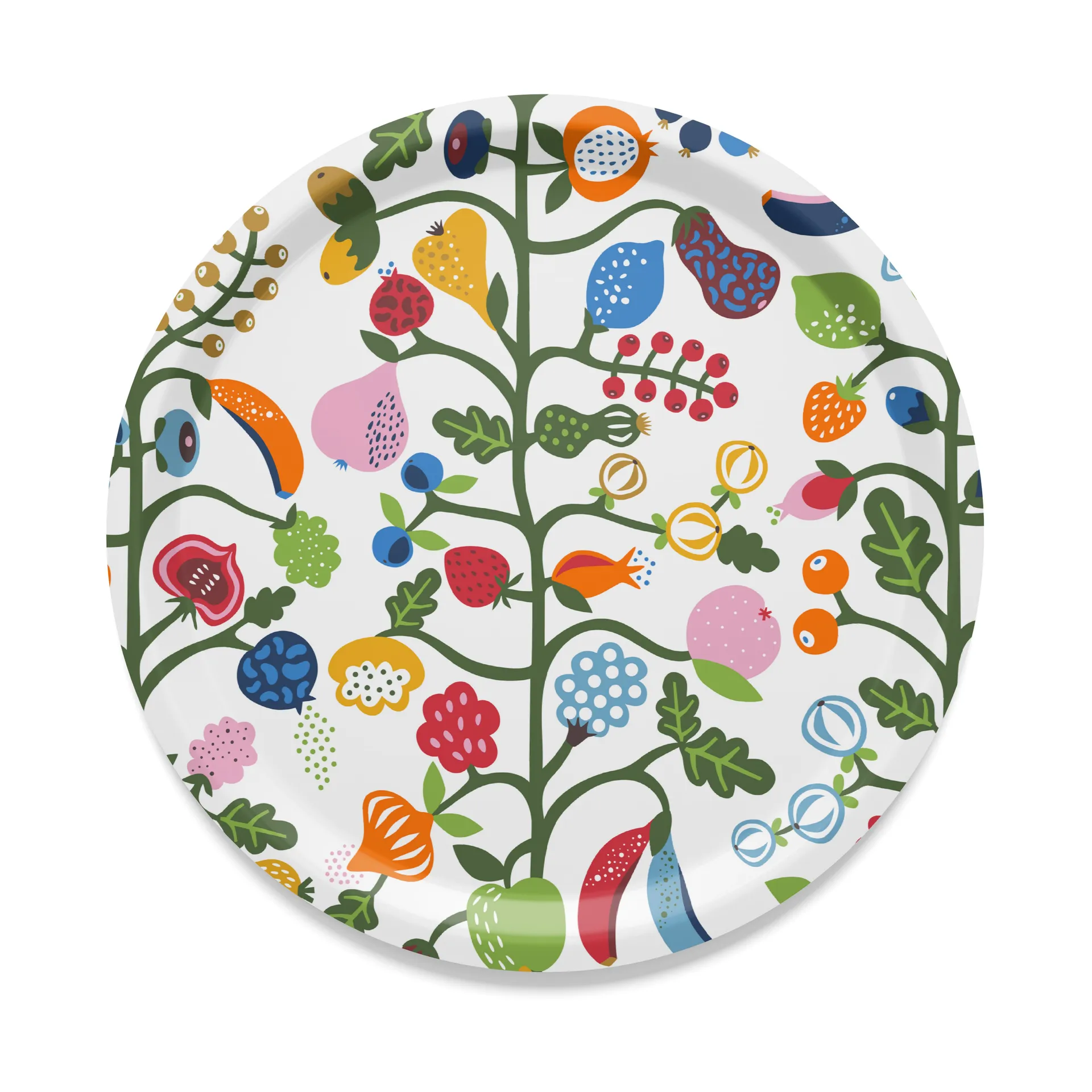 오차드 트레이 Ø31 cm, Multi Arvidssons Textil | 아르빗손 텍스타일