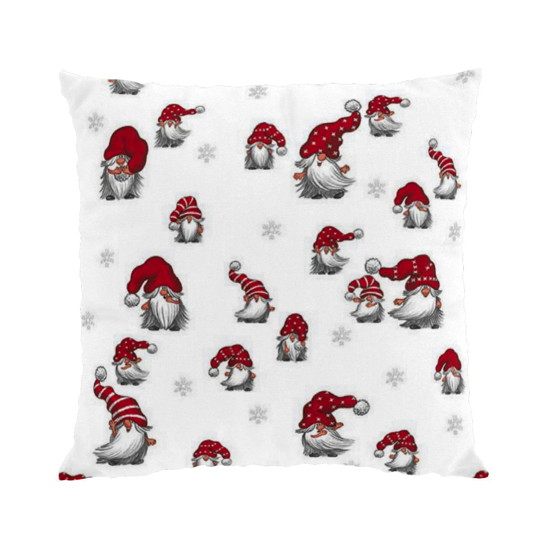 줄리안 쿠션 커버 47x47 cm, off white-red Arvidssons Textil | 아르빗손 텍스타일