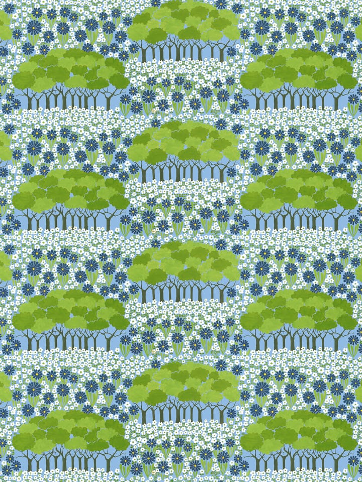 Allé 패브릭 - Green-blue - Arvidssons Textil | 아르빗손 텍스타일