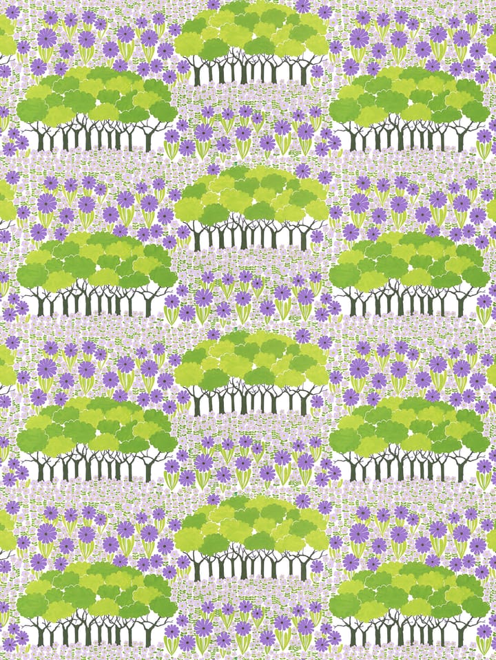 Allé 오일클로스 - Green-purple - Arvidssons Textil | ��아르빗손 텍스타일
