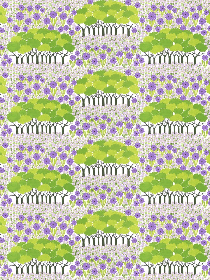 Allé 오일클로스 - Green-purple - Arvidssons Textil | 아르빗손 텍스타일