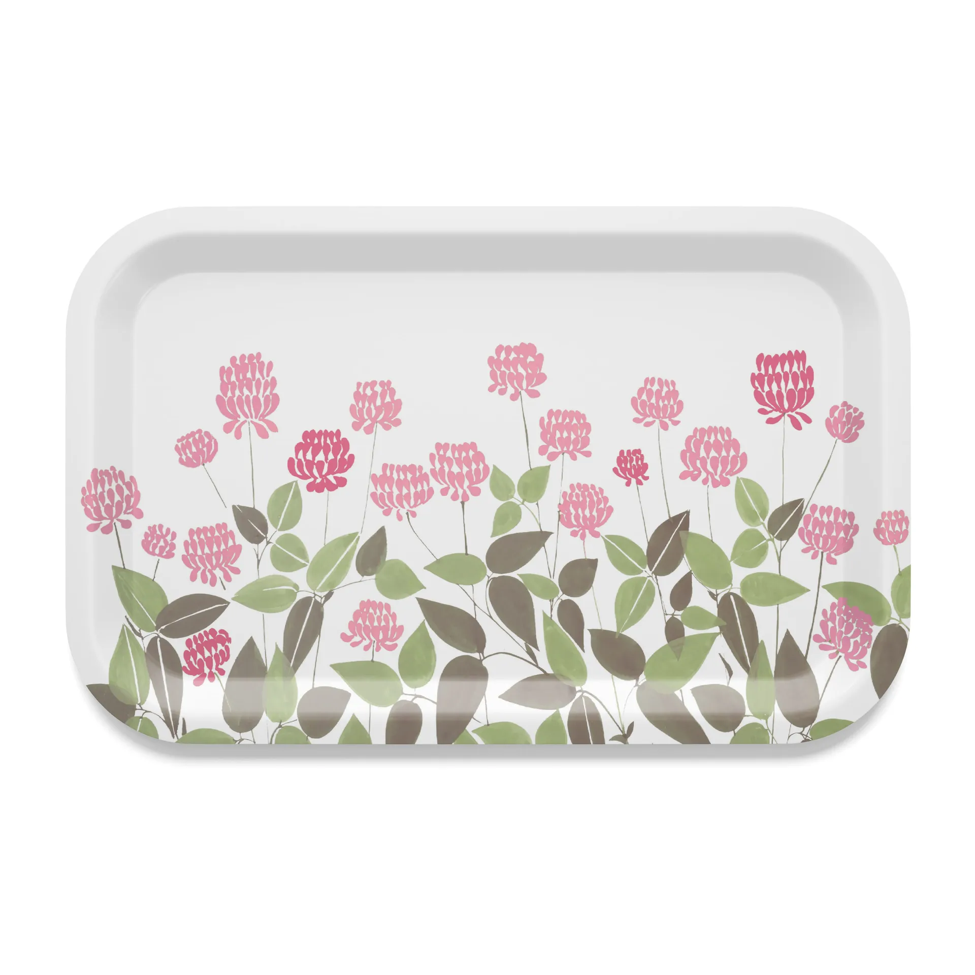 Ängsmark 트레이 20x27 cm, Green-pink Arvidssons Textil | 아르빗손 텍스타일