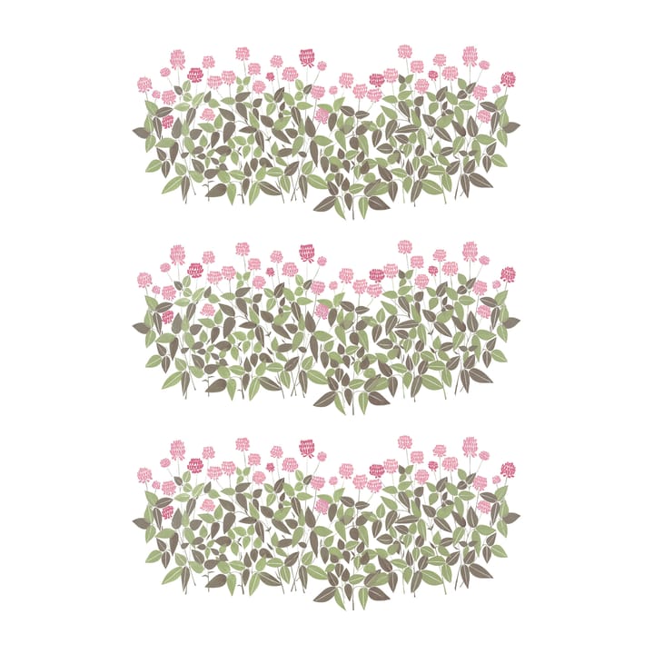 Ängsmark 패브릭 - Green-pink - Arvidssons Textil | 아르빗손 텍스타일