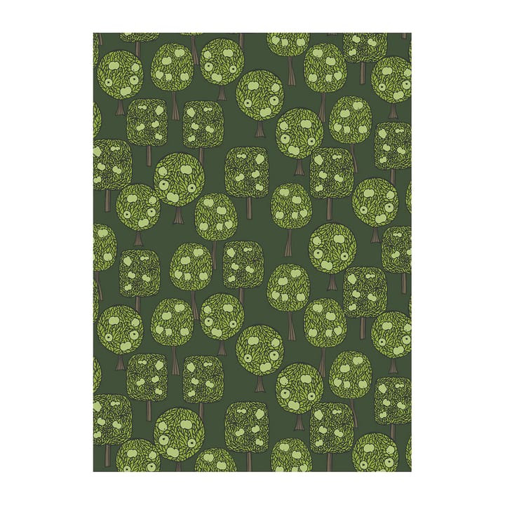 Äppelskogen 패브릭 - Dark green - Arvidssons Textil | 아르빗손 텍스타일