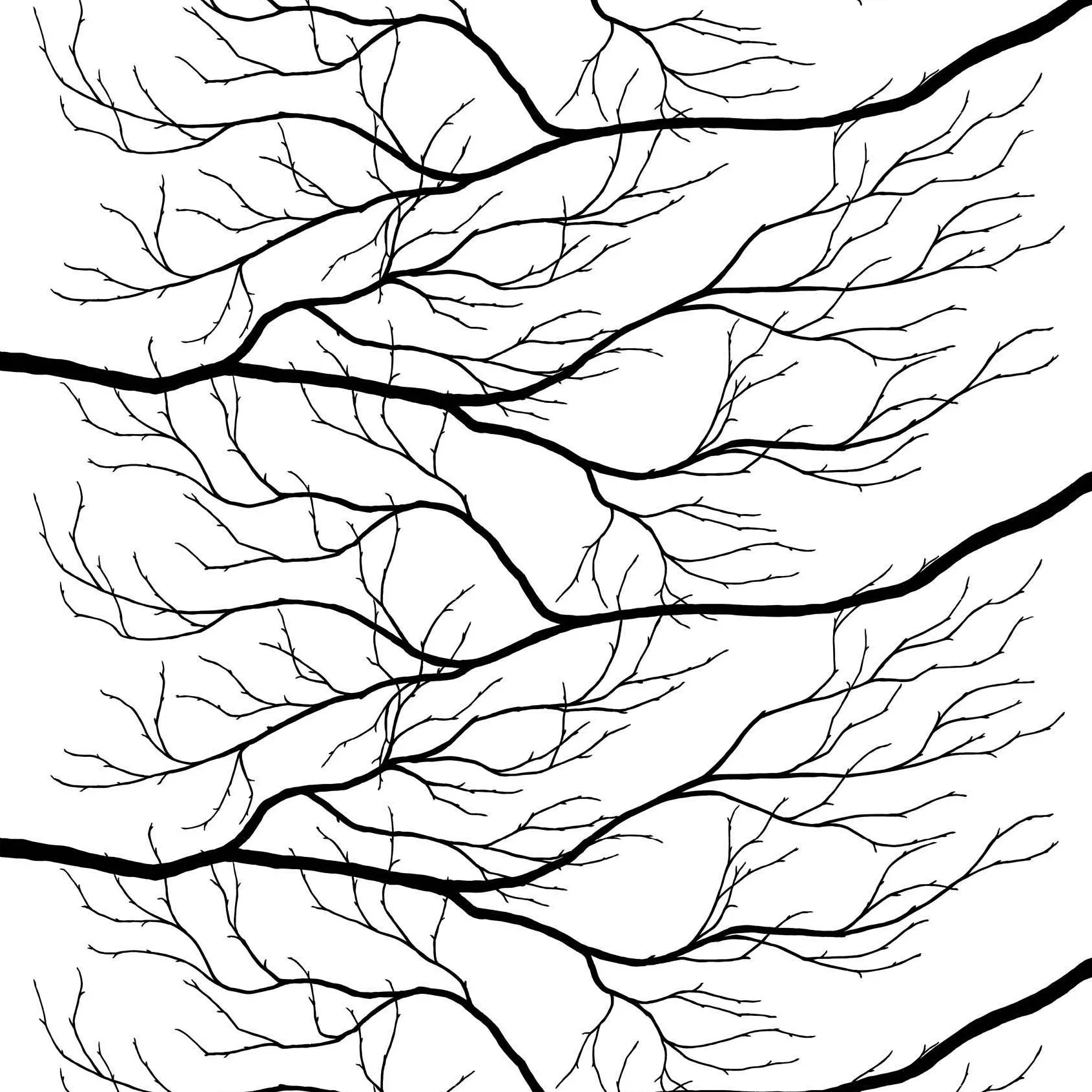 크비스텐 패브릭, black-white Arvidssons Textil | 아르빗손 텍스타일