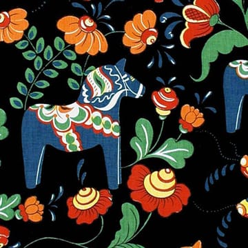 달라호스 패브릭 - black - Arvidssons Textil | 아르빗손 텍스타일