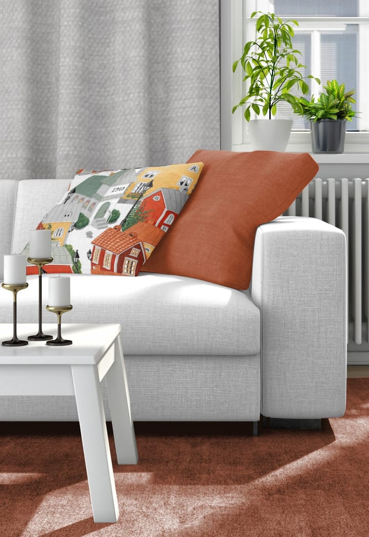 뤼케비 blommar 베개커버, Red-orange Arvidssons Textil | 아르빗손 텍스타일
