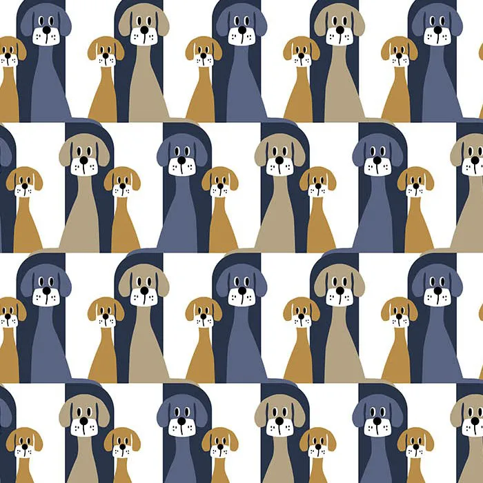 버스터 패브릭, blue-beige Arvidssons Textil | 아르빗손 텍스타일