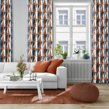 키티 패브릭 - blue-orange - Arvidssons Textil | 아르빗손 텍스타일