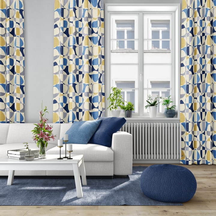 모자이크 패브릭, blue Arvidssons Textil | 아르빗손 ��텍스타일