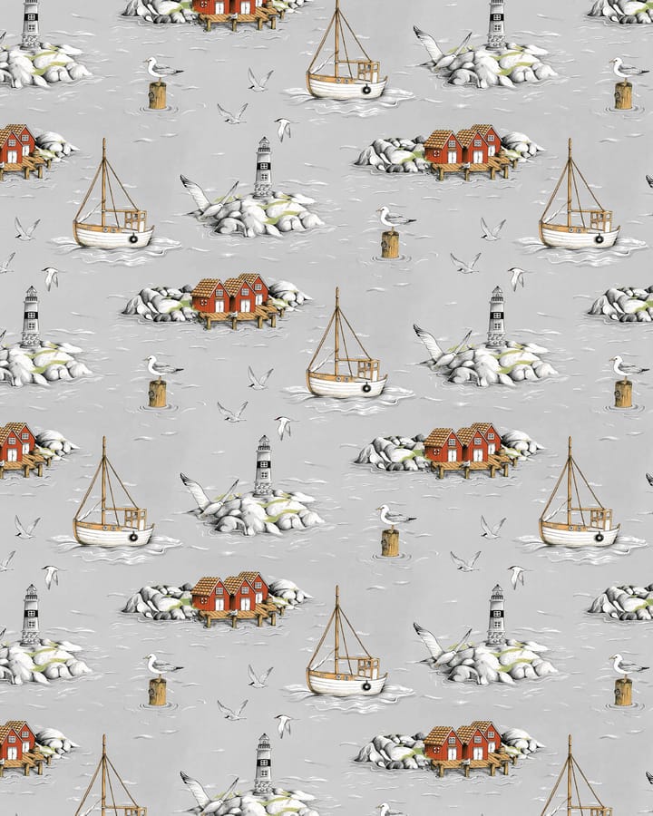 Fiskeskär 패브릭 - grey - Arvidssons Textil | 아르빗손 텍스타일