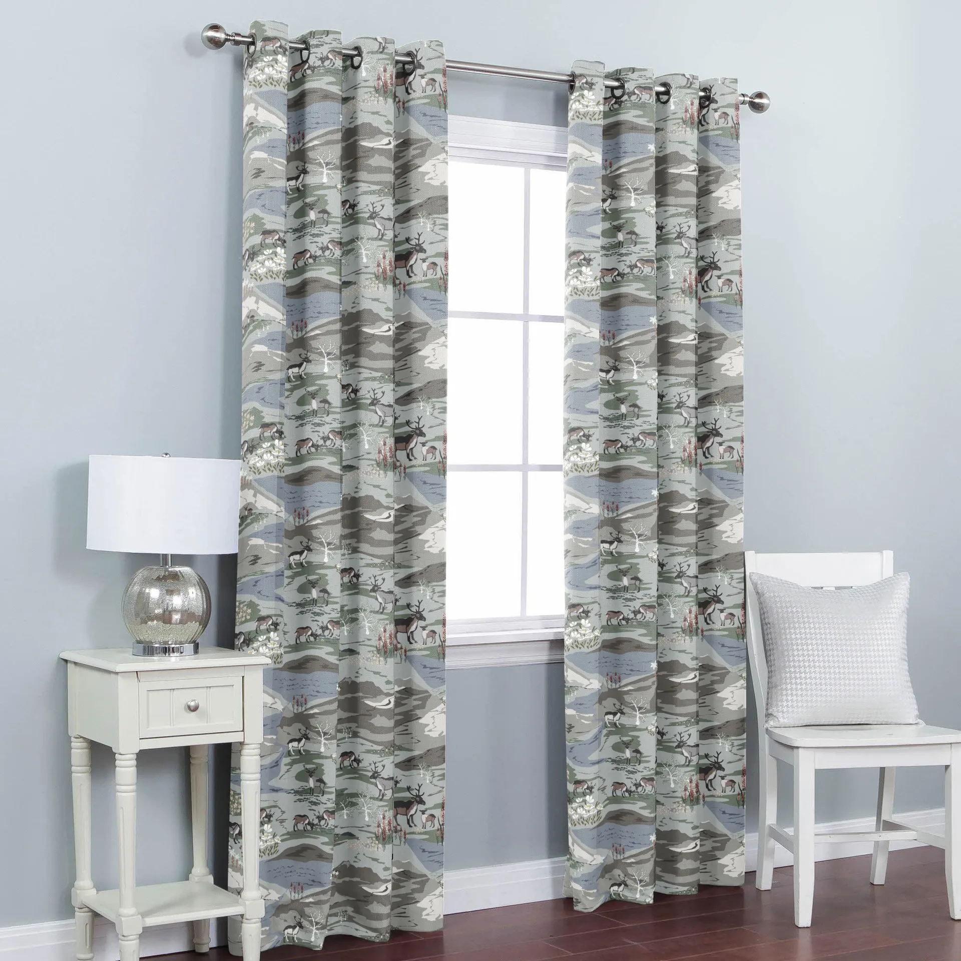 Fjällängar 패브릭 클로스, Gray/green Arvidssons Textil | 아르빗손 텍스타일