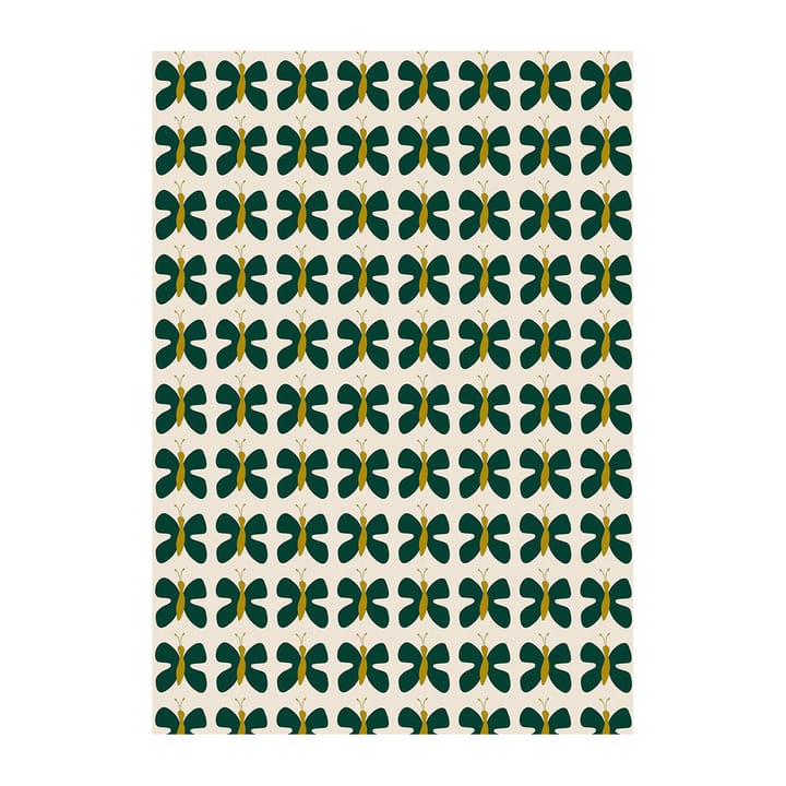 Fjäril 미니 오일클로스 - Green-yellow - Arvidssons Textil | 아르�빗손 텍스타일