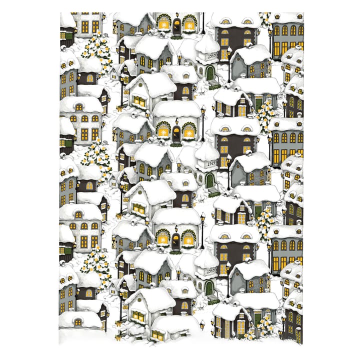 리케비 크리스마스 패브릭 - Grey-white - Arvidssons Textil | 아르빗손 텍스타일