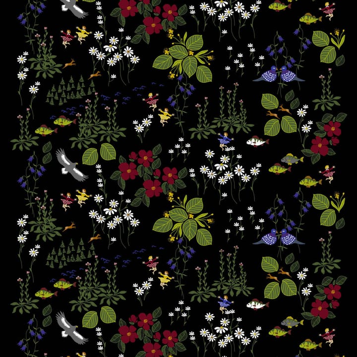 Himlajorden 패브릭 - black - Arvidssons Textil | 아르빗손 텍스타일