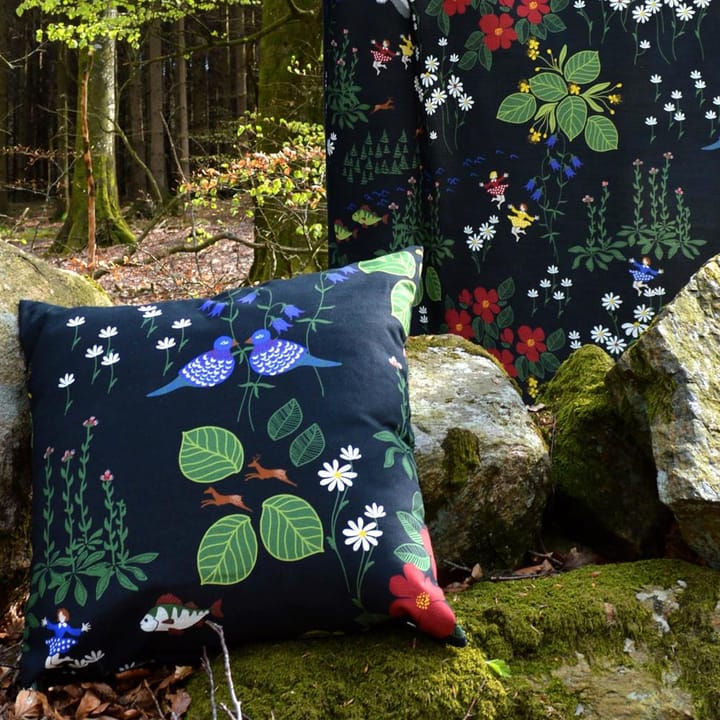 Himlajorden 패브릭, black Arvidssons Textil | 아르빗손 텍스타일