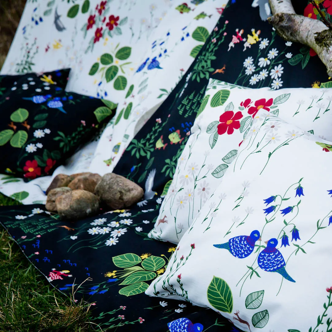 Himlajorden 패브릭, white Arvidssons Textil | 아르빗손 텍스타일