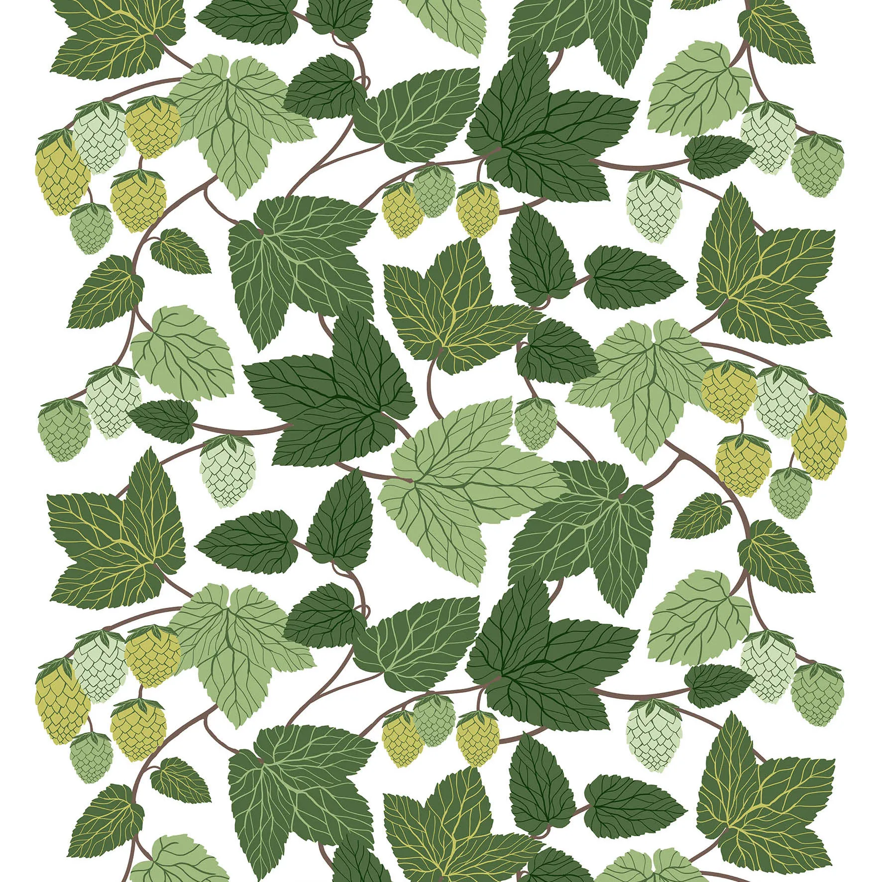 Humlen 패브릭, green Arvidssons Textil | 아르빗손 텍스타일
