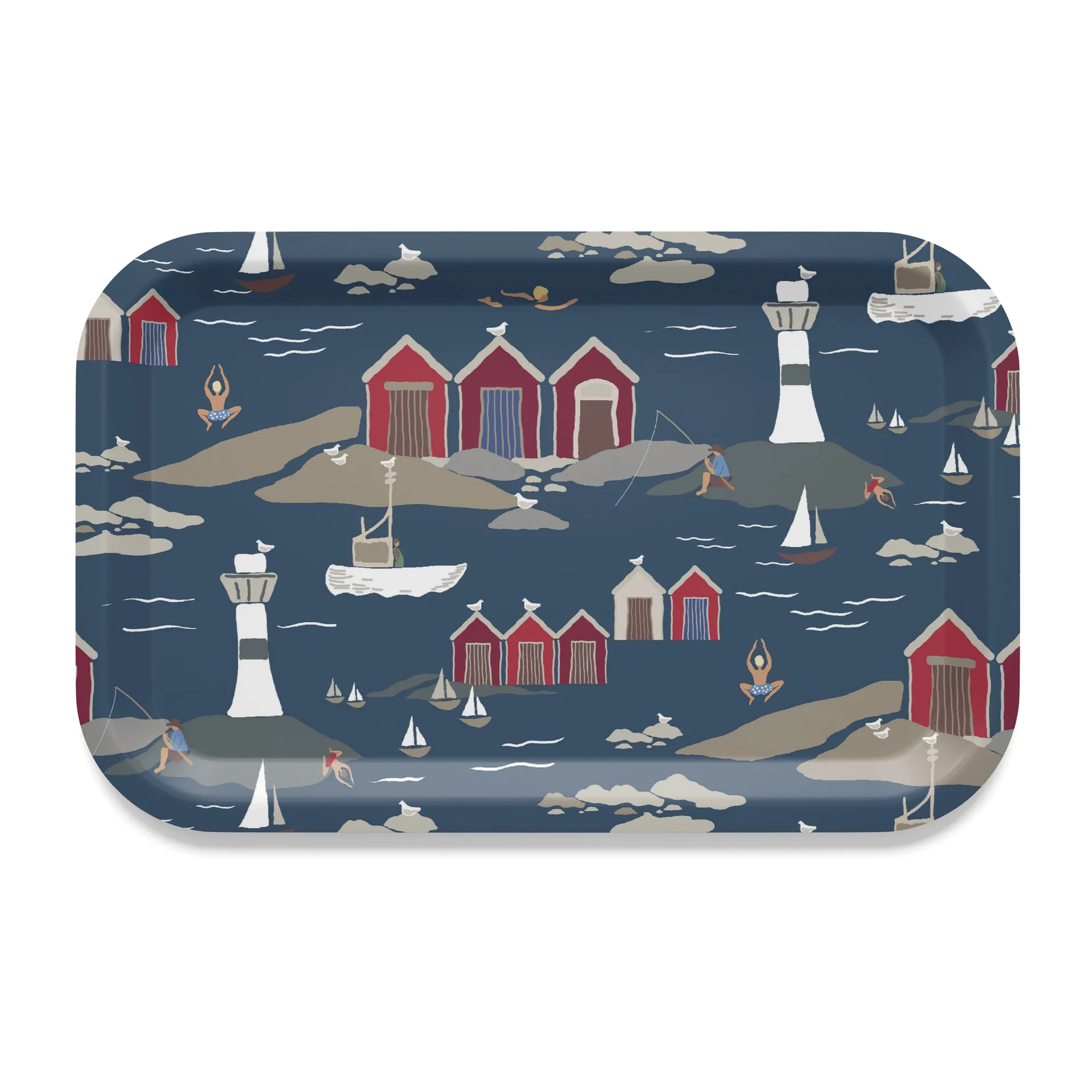 Kust 트레이 20x27 cm, Blue Arvidssons Textil | 아르빗손 텍스타일