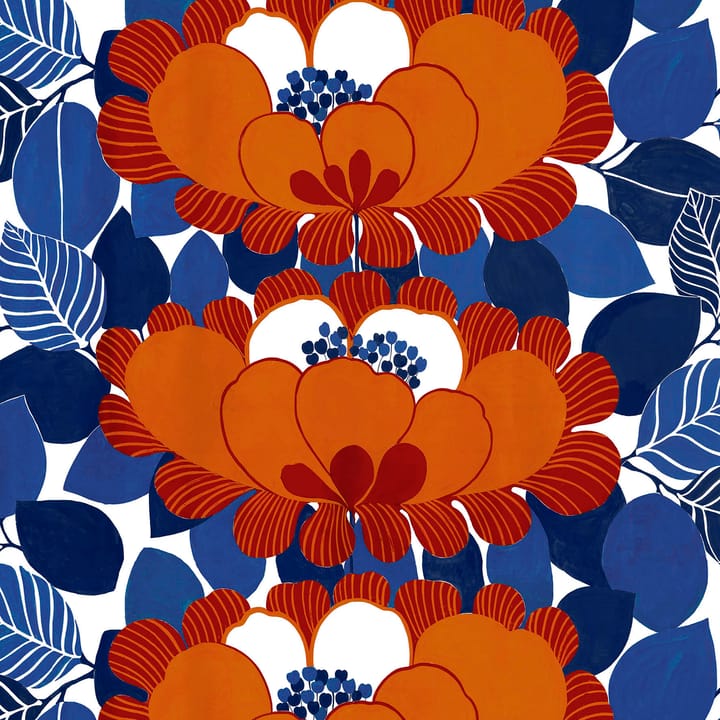 Leia 패브릭 - Rust red blue - Arvidssons Textil | 아르빗손 텍스타일