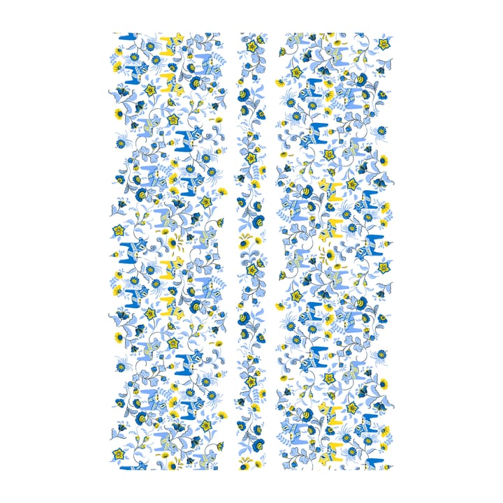 Leksand Bard 오일클로스 - Blue-yellow - Arvidssons Textil | 아르빗손 텍스타일