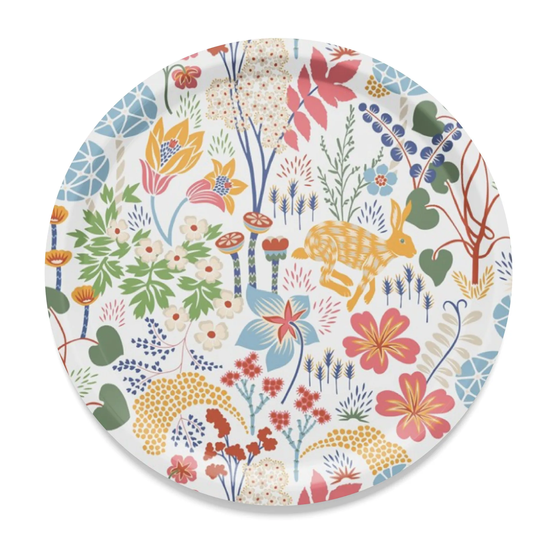 Lyckeflykt 트레이 Ø31 cm, Multi Arvidssons Textil | 아르빗손 텍스타일