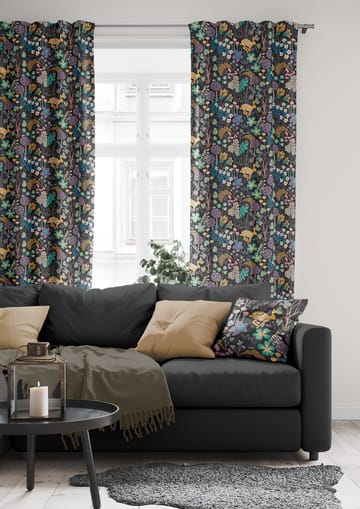 Lyckeflykt 패브릭 - Black - Arvidssons Textil | 아르빗손 텍스타일
