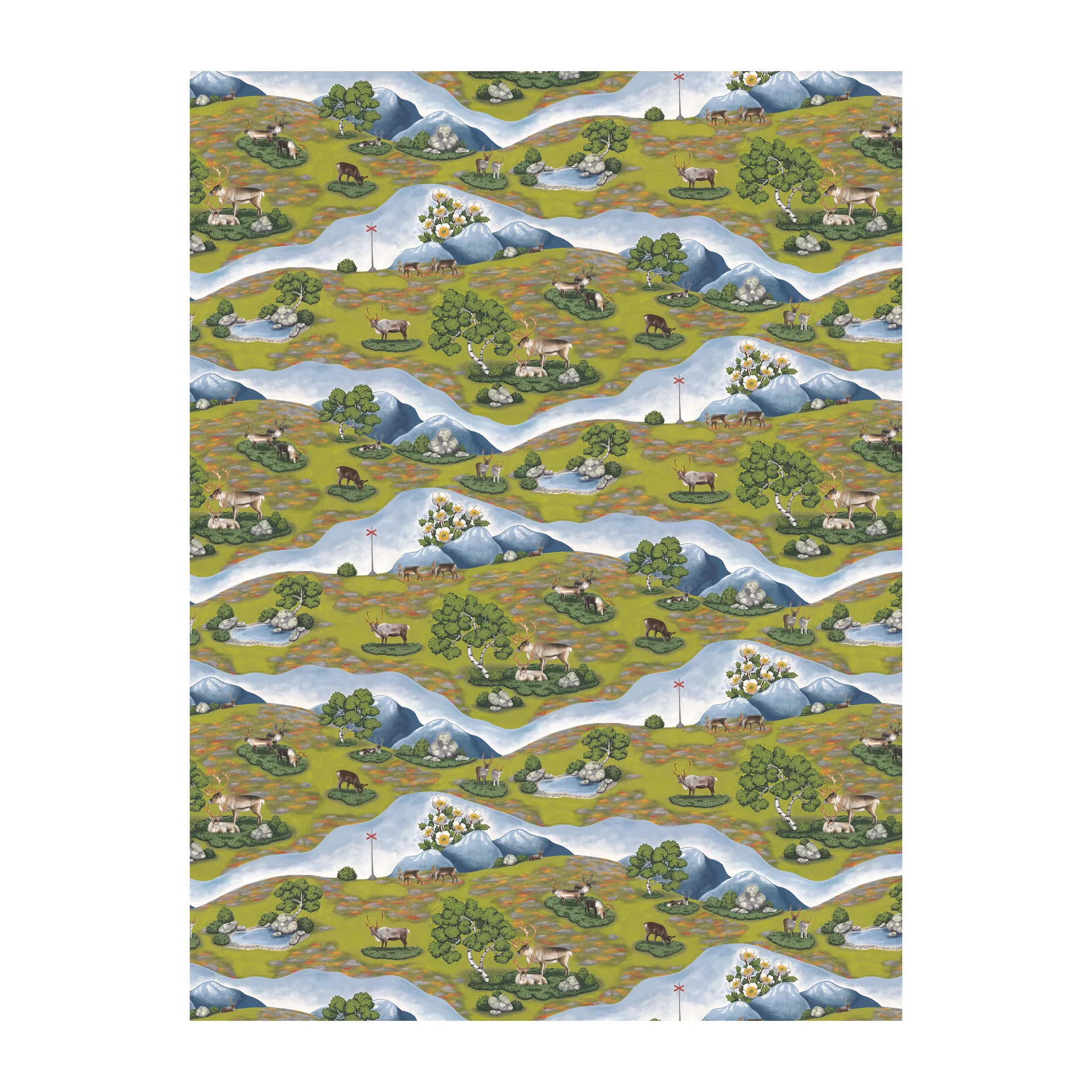 Renvandring 패브릭, Green Arvidssons Textil | 아르빗손 텍스타일