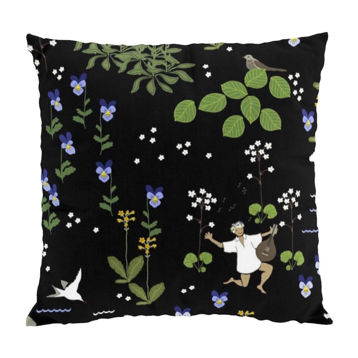 Rönnerdahl 베개커버 47x47 cm - Black-green - Arvidssons Textil | 아르빗손 텍스타일