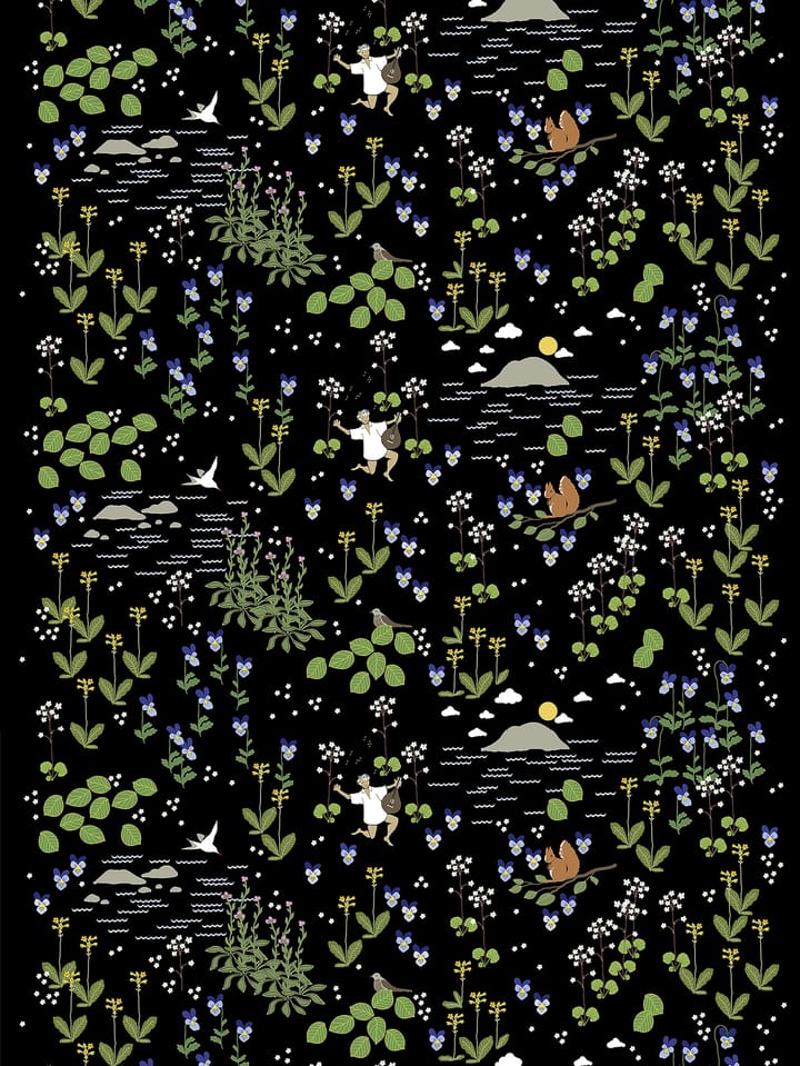 Rönnerdahl 오일클로스 - Black-green - Arvidssons Textil | 아르빗손 텍스타일