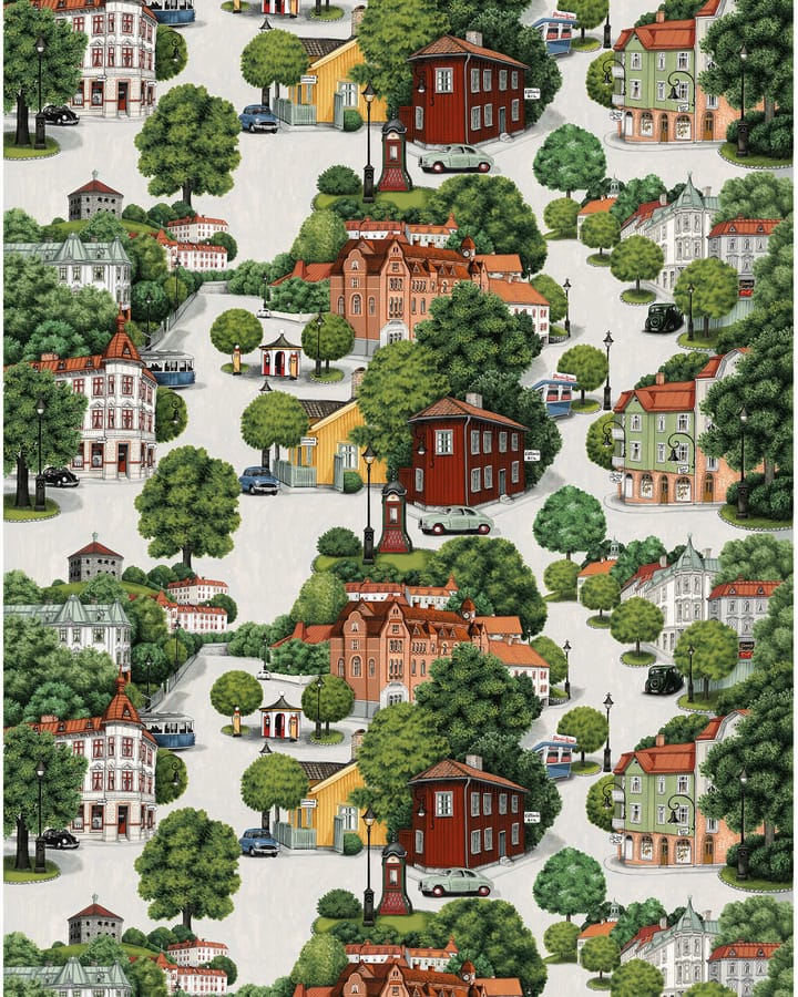 Sommarstad 패브릭 - Green - Arvidssons Textil | 아르빗손 텍스타일