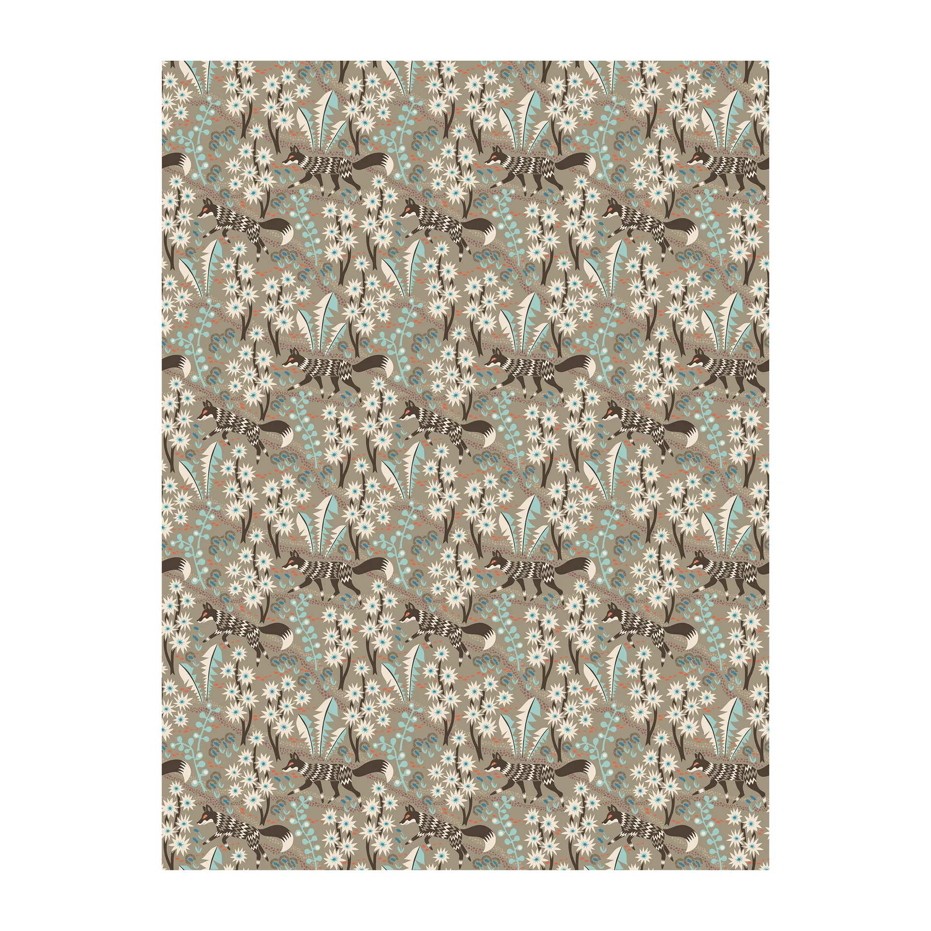 Stjarnspeja 패브릭, Brown Arvidssons Textil | 아르빗손 텍스타일