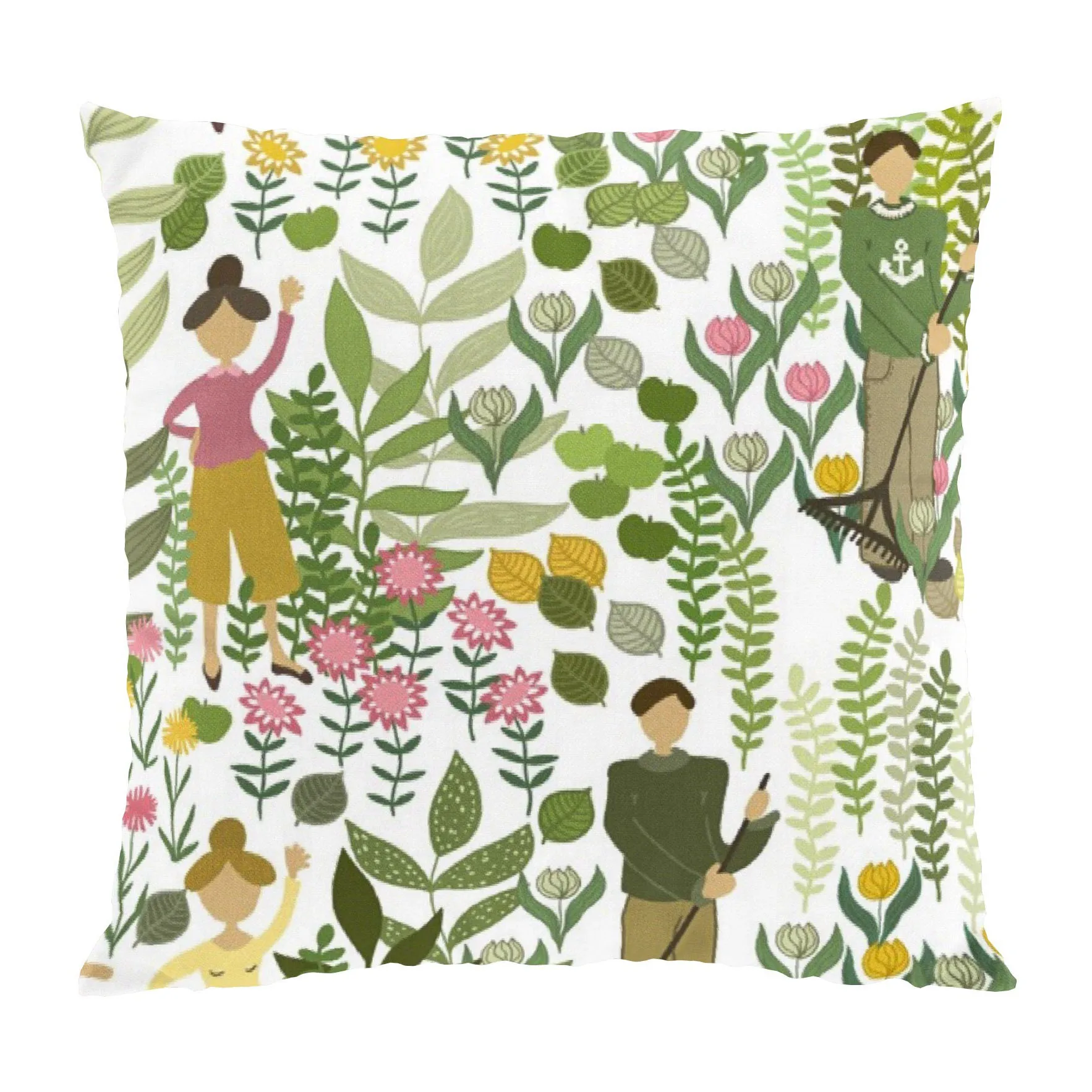 Trädgård 쿠션 커버 47x47 cm, Green Arvidssons Textil | 아르빗손 텍스타일