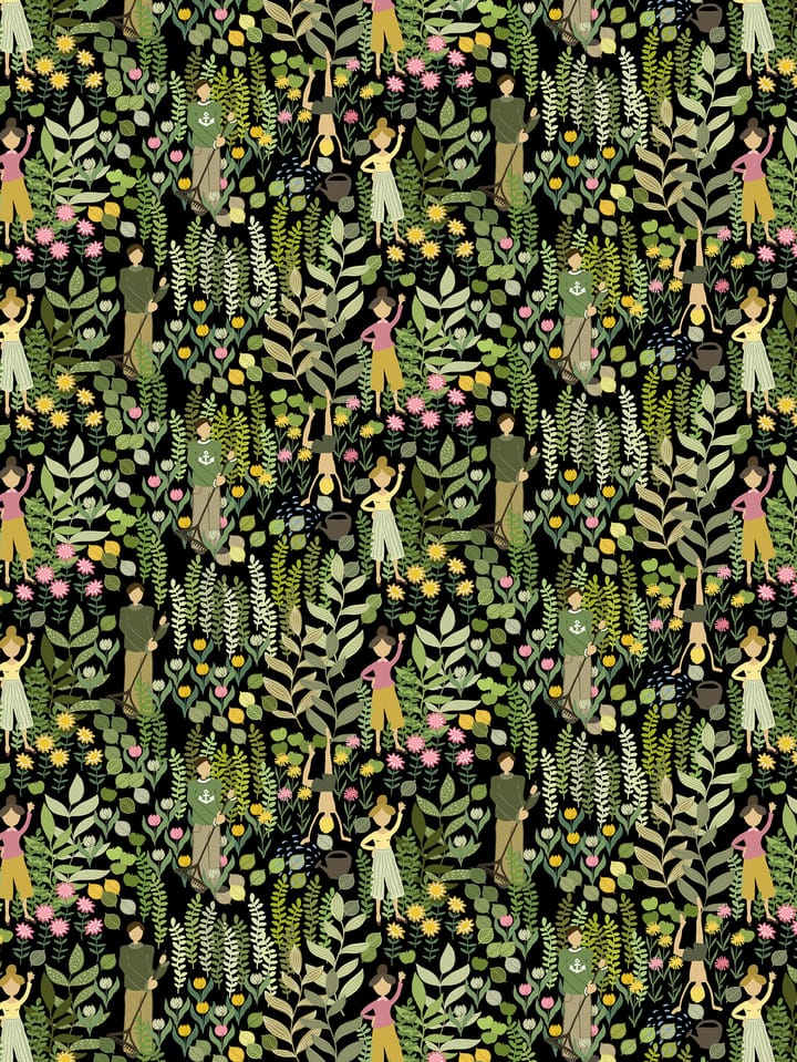 Trädgård 패브릭 - Black-green - Arvidssons Textil | 아르빗손 텍스타일